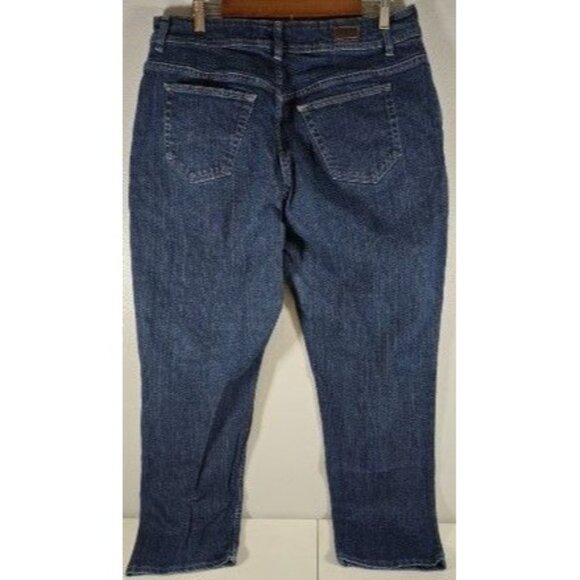 Riders By Lee Womens Jeans 16W Mid-Rise Stretch Denim Blue - Picture 2 of 6